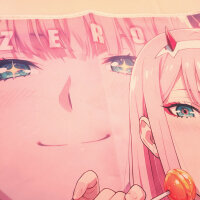 Premium Wall Scroll Poster - Darling in the Franxx - Zero Two #3 (120 x 60 cm)