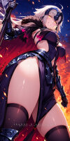 Premium Wall Scroll Poster - Fate - Jeanne d'Arc (Alter) (120 x 60 cm)