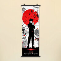 Wall Scroll  - Jujutsu Kaisen - Megumi Fushiguro (75 x 25 cm)