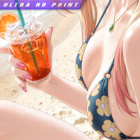 Premium Wall Scroll Poster - My Dress-Up Darling - Marin Kitagawa (Summer Style) (120 x 60 cm)