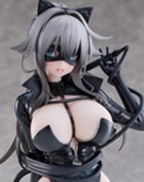Original Character Statue 1/6 Cat Woman Happy-chan Different Color Edition 27 cm