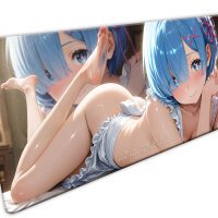 XL Desk Mat / Mauspad - Re: Zero - Rem (90 x 40 cm)