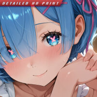 XL Desk Mat / Mauspad - Re: Zero - Rem (90 x 40 cm)