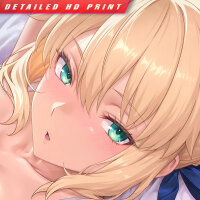 XL Desk Mat / Mauspad - Fate - Saber (Wedding Dress) (NSFW) (90 x 40 cm)