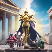 Saint Seiya Art Scale Statue 1/10 Aries Mu Deluxe 27 cm