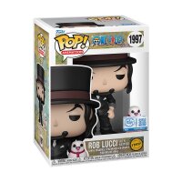 *heo Exclusive Edition* One Piece POP!&Buddy Animation Vinyl Figuren Rob Lucci with Hattori w/Chase 10 cm Sortiment (6)