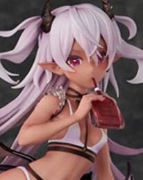 Original Character PVC Statue Dusky-Skinned Vampire Yoru-chan Illustration by Yukimiya Yuge 28 cm