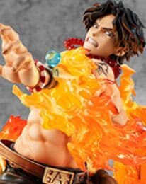 One Piece P.O.P PVC Statue NEO-Maximum Portgas D. Ace 15th Anniversary Super Limited Reprint Ver. 23 cm