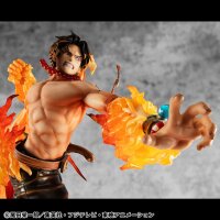 One Piece P.O.P PVC Statue NEO-Maximum Portgas D. Ace 15th Anniversary Super Limited Reprint Ver. 23 cm