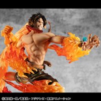 One Piece P.O.P PVC Statue NEO-Maximum Portgas D. Ace 15th Anniversary Super Limited Reprint Ver. 23 cm