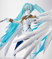Mobile Suit Gundam x Hatsune Miku Lucrea PVC Statue Hatsune Miku x Wing Gundam Zero EW 45th Anniversary 27 cm