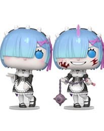 Re:ZERO POP! Animation Vinyl Figur Rem w/CH 9 cm Sortiment (6)