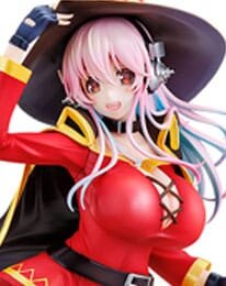 Super Sonico x Konosuba PVC Statue 1/7 Super Sonico Megumin collaboration Ver. 25 cm