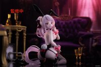 Overlord PVC Statue Desktop Cute Figure Shalltear Bunny Ver. 13 cm