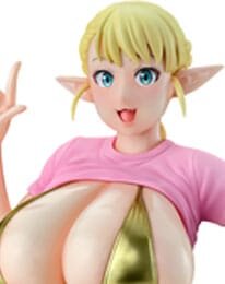 Plus-Sized Elf PVC Statue 1/7 Elfuda Gold Ver. 26 cm