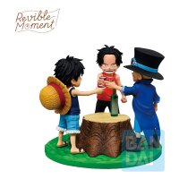 One Piece Dramatic Memories Ichibansho PVC Statue Ace & Sabo & Luffy 10 cm