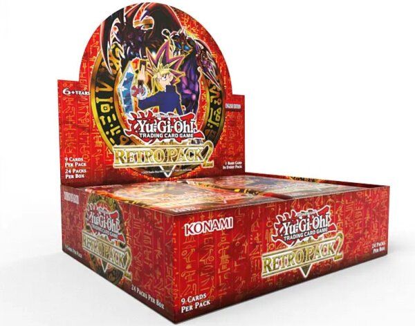 Yu-Gi-Oh Retro Pack 2 Reprint - Booster Display (DE)