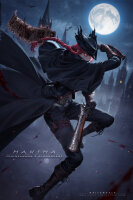 Premium Wall Scroll Poster - Chainsaw Man - Makima (Bloodborne Hunter) (90 x 60 cm)