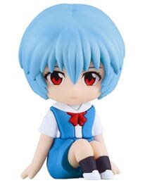 Rebuild of Evangelion Rubber Mascot Nendroid Plus Minifigur Rei Ayanami 8 cm