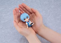 Rebuild of Evangelion Rubber Mascot Nendroid Plus Minifigur Rei Ayanami 8 cm