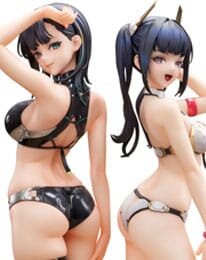 Original Character SSR PVC Statuen 1/6 Konno Ao & Hakuyou Maruko 30 cm