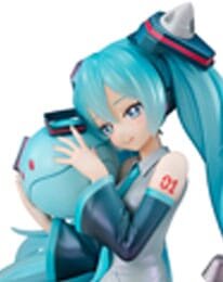 Mobile Suit Gundam x Hatsune Miku Lucrea PVC Statue Hatsune Miku x OO Gundam 45th Anniversary 17 cm