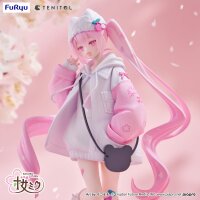 Hatsune Miku Tenitol PVC Statue Sakura Miku Cool style [petit] 19 cm