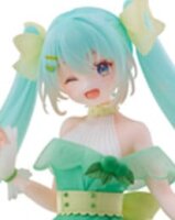 Hatsune Miku Noodle Stopper PVC Statue Hatsune Miku Lime...