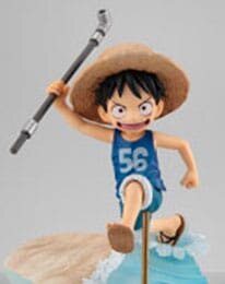 One Piece G.E.M. Serie PVC Statue Monkey D. Luffy Run! Run! Run! 15th anniversary Ver. 12 cm