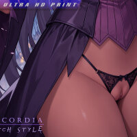 Premium Wall Scroll Poster - Kuroinu - Olga Discordia (NSFW) (Mighty Witch Style) (90 x 60 cm)