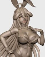 Overlord BiCute Bunnies PVC Statue Albedo Another Costume...