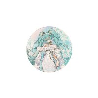 Character Vocal Series 01: Hatsune Miku Ansteck-Button Hatsune Miku feat. Yoneyama Mai Extra Large 15 cm
