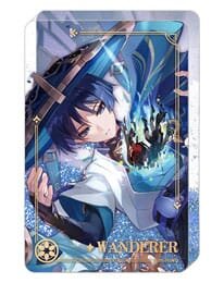 Genshin Impact Acryl Ornament mit Glitzer: Wanderer 10 cm