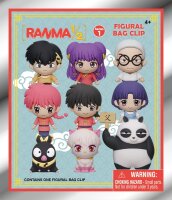 Ranma 1/2 3D PVC-Taschenanhänger Series 1 Display (24)