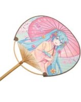 Hatsune Miku Uchiwa Fächer Miku Kimono