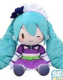 Character Vocal Series 01: Hatsune Miku Fuwa Petit Plüschfigur Hatsune Miku x Love and Berry Dress Up and Dance! Sparkly Purple 40 cm