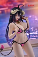 Overlord PVC Statue Desktop Cute Figure Albedo Cow-Print Swimsuit Ver. Renewal 13 cm
