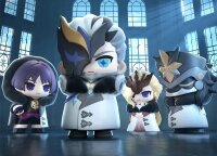 Genshin Impact Minifiguren Fatui Harbingers Chibi Design 7 cm Blind Box Display (9)