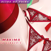 Premium Wall Scroll Poster - Chainsaw Man  - Reze & Makima (NSFW) (Santa Christmas Style) (90 x 60 cm)