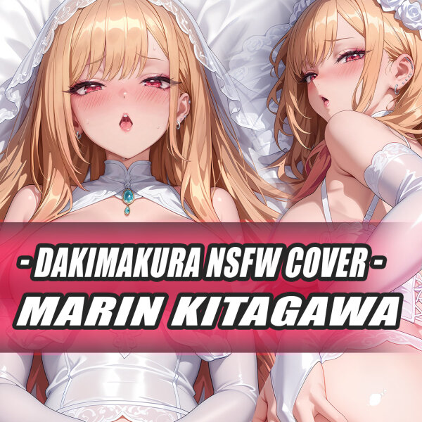 Dakimakura 60x40 cm Pillow Case (My Dress-Up Darling - Marin Kitagawa (Wedding Dress))