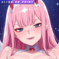 Premium Wall Scroll Poster - Darling in the Franxx - Zero...