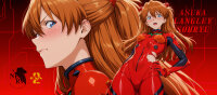 XL Desk Mat / Mauspad - Evangelion - Asuka Langley (90 x 40 cm)
