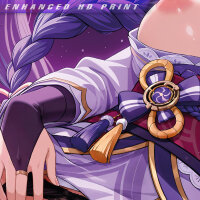 XL Desk Mat / Mauspad - Genshin Impact - Raiden Shogun (NSFW) (90 x 40 cm)