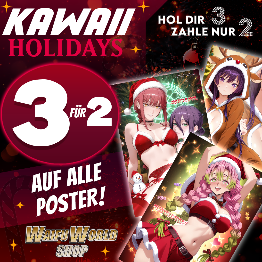WaifuWorld Christmas Collection 2025 Poster Preview