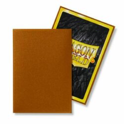 Dragon Shield Sleeves - Gold (Japanese-Sized)