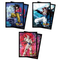 Dragonball GT Sleeves: SSJ4 Goku, SSJ4 Gogeta, Omega Shenron (100pcs)