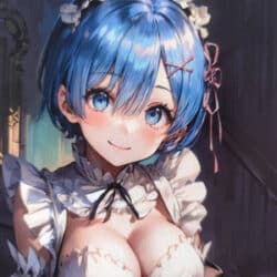Re:Zero - Starting Life in another World - Rem (Design #2) LED Mousepad (80x30cm)