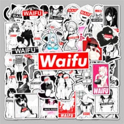 Waifu Girls Sticker (51pcs) waifustickers