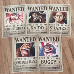 One Piece Wanted Poster - Emperors / Kaiser (Post Onigashima Arc)